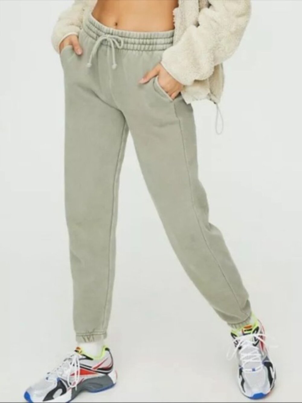 TNA Cozy Mint Green Joggers XS